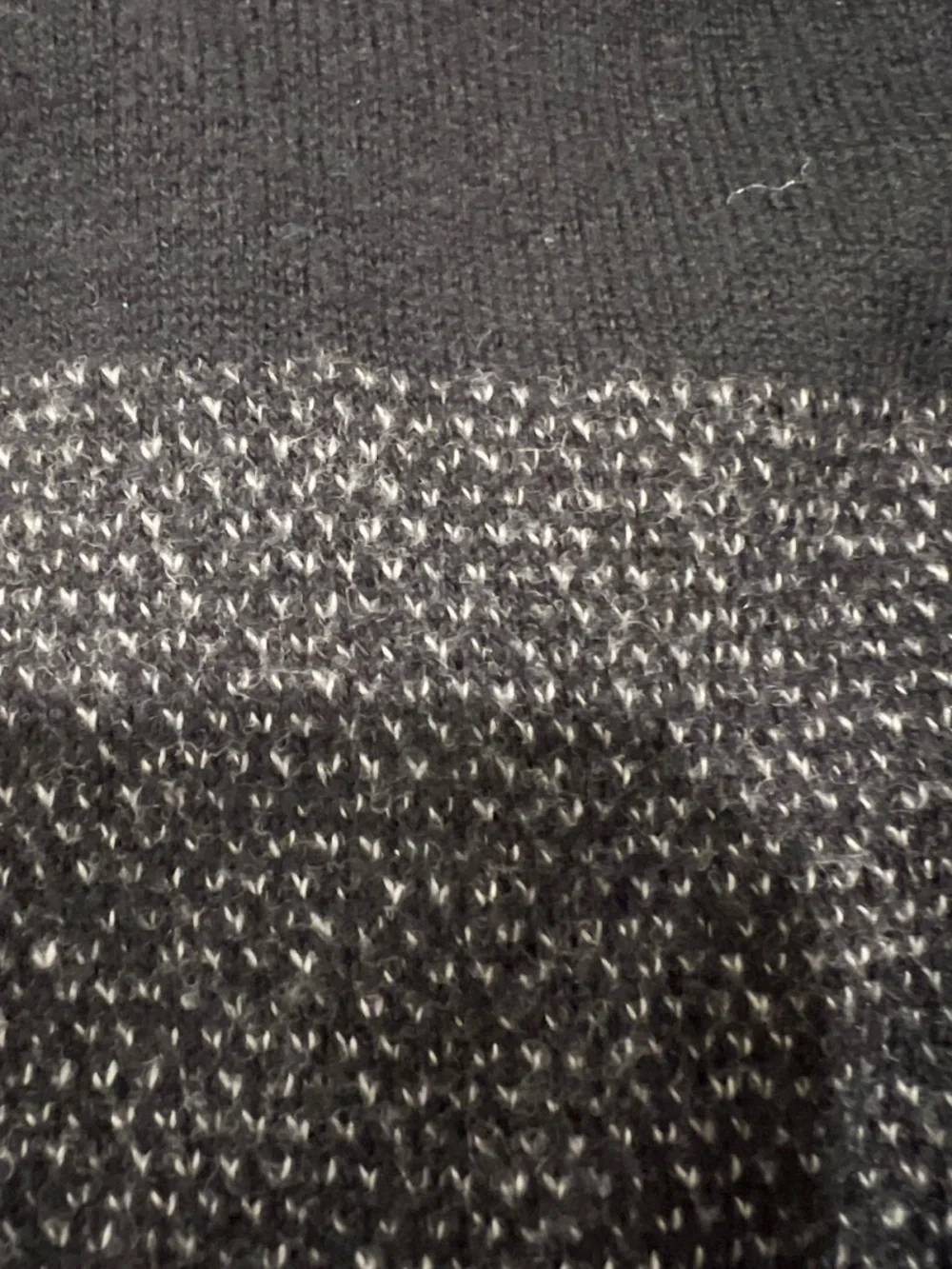 Banana Republic Men XL Black Gray Pima Cotton Cashmere 1/4 Zip Pullover Sweater